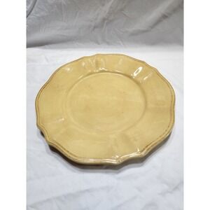 Yellow Daniel Cremieux France Golden Apricot St Remy Earthenware Plate